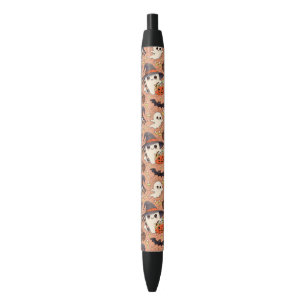 Stylo Noir Joli fantôme de Halloween de style Kawaii