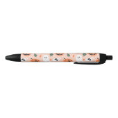 Stylo Noir Joli Jack-O-Lanterne et Motif fantôme (Bas)