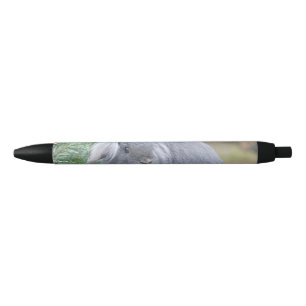 Stylo Noir Joli lapin gris