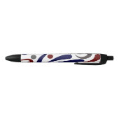 Stylo Noir Joli motif abstrait (Bas)