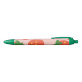 Stylo Noir Joli motif de fraise (Haut)