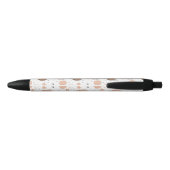Stylo Noir Joli Motif Doodle Planet (Dos)