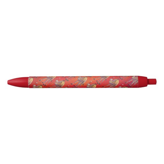 Stylo Noir Joli Noël Camel En Rouge (Devant)