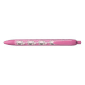 Stylo Noir Joli petit cochon (Dos)