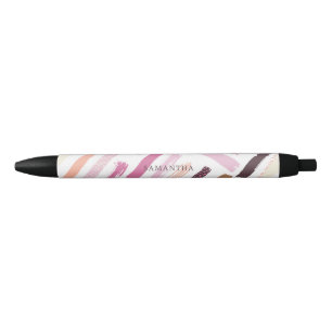 Stylo Noir Joli pinceau Motif