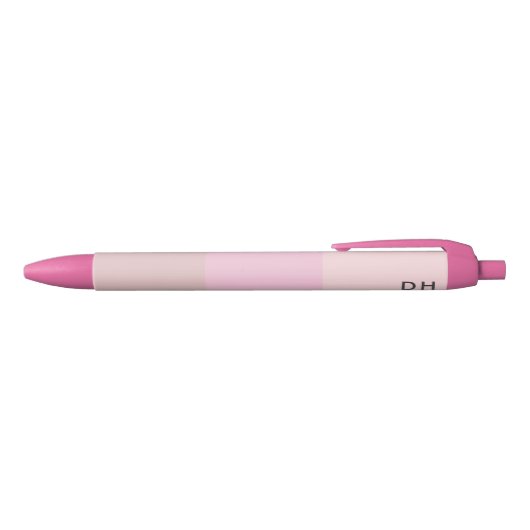 Stylo Noir Joli Rose Pâle Pastel Couleur Douce (Haut)