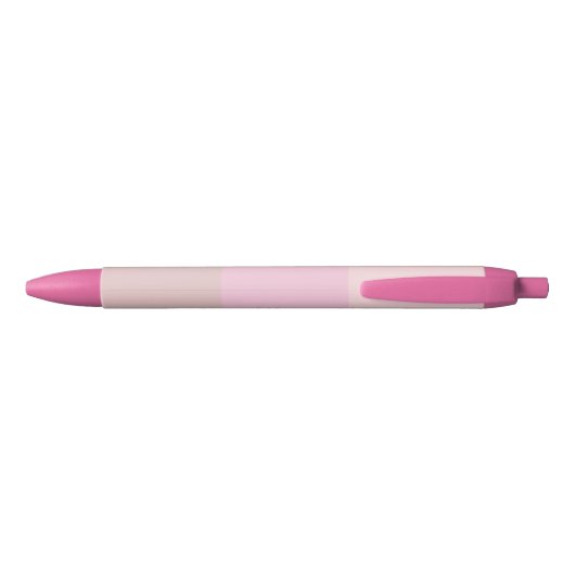 Stylo Noir Joli Rose Pâle Pastel Couleur Douce (Dos)