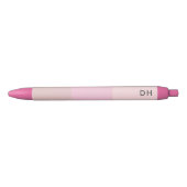 Stylo Noir Joli Rose Pâle Pastel Couleur Douce (Devant)