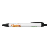Stylo Noir Joli triton orangé joyeux (Haut)