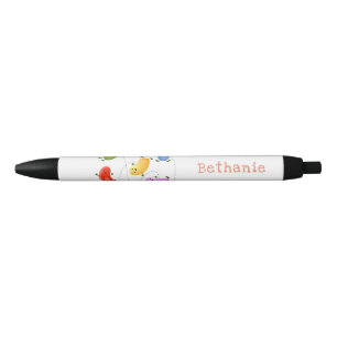 Stylo Noir Jolie jellybeans bondissant dessin animé