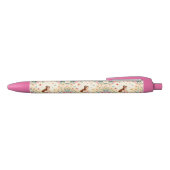 Stylo Noir Jolie princesse avec papillons (Haut)