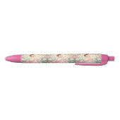 Stylo Noir Jolie princesse avec papillons (Bas)