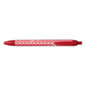 Stylo Noir Jolie Saint-Valentin XOXO (Dos)