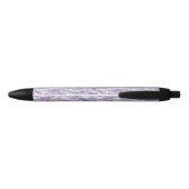Stylo Noir Jolies Fleurs de Lavande Shower de Mariée (Dos)
