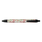 Stylo Noir Jolis roses roses vintages (Dos)