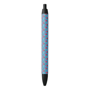 Stylo Noir Jouet Noisette de Noël, motif de flocon de neige b