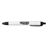 Stylo Noir Jour du crâne mort (Bas)