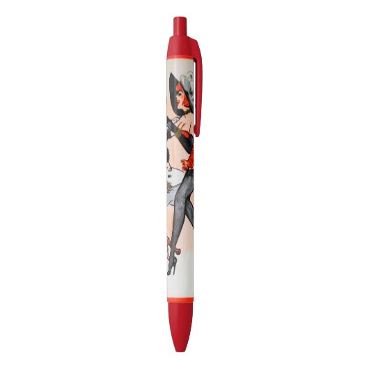 Stylo Noir Joyeux Krampus avec Temptress Vintage Noël (Bas (Vertical))