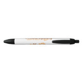 Stylo Noir Joyeux Thanksgiving (Dos)