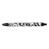 Stylo Noir Jungle Abstraite (Devant)