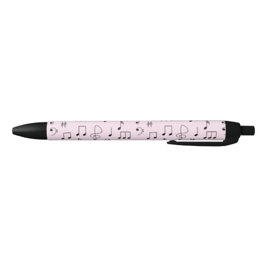 Stylo Noir Juste Noté rose (Bas)