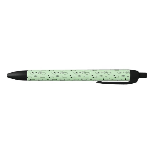 Stylo Noir Juste noté vert (Bas)