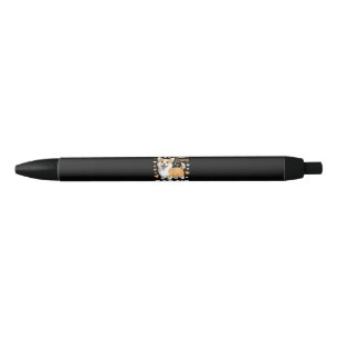 Stylo Noir Juste une fille qui aime les Corgis