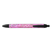 Stylo Noir Kaleidoscope rose (Dos)