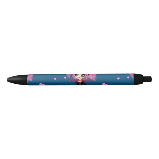 Stylo Noir Kawaii Fille PinkP Prom Princesse (Devant)