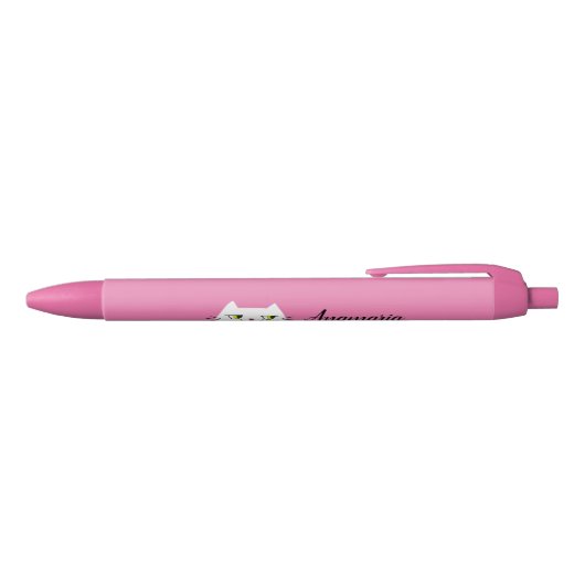 Stylo Noir Kawaii Pink (Haut)