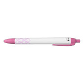 Stylo Noir Kawaii Pink Hearts Pen (Bas)