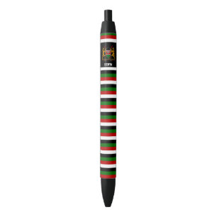 Stylo Noir Kenya Drapeau mignon Patriotique
