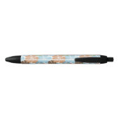 Stylo Noir Ketmie hawaïenne florale (Dos)