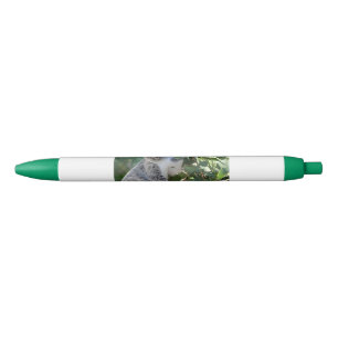 Stylo Noir Koala australien mignon dans l'arbre de gomme