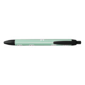 Stylo Noir La dent heureuse de Kawaii (Dos)