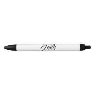 Stylo Noir La foi au-dessus de la peur blanche