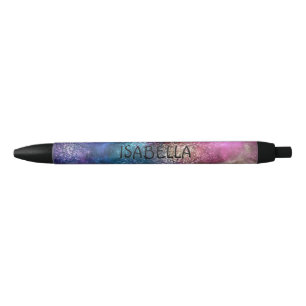 Stylo Noir La Galaxie colorée