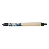 Stylo Noir La Grande Vague au large de Kanagawa par Hokusai (Devant)