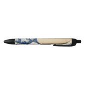 Stylo Noir La Grande Vague au large de Kanagawa par Hokusai (Bas)