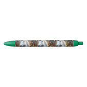 Stylo Noir « La Licorne de Noël » (Devant)