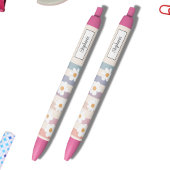 Stylo Noir La marguerite de la fille