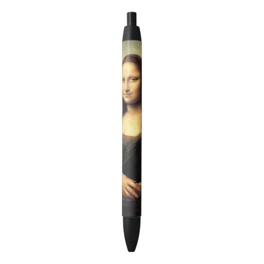 Stylo Noir La Mona Lisa Leonardo da Vinci (devant Vertical)