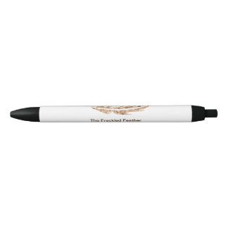 Stylo Noir La plume tachetée