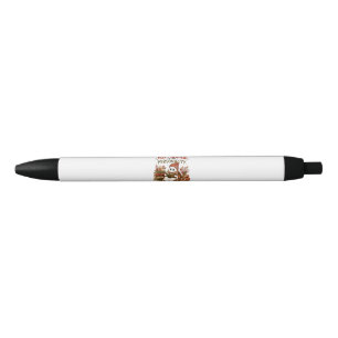 Stylo Noir La saison cosy est ma personnalité Cute Ghost Auto