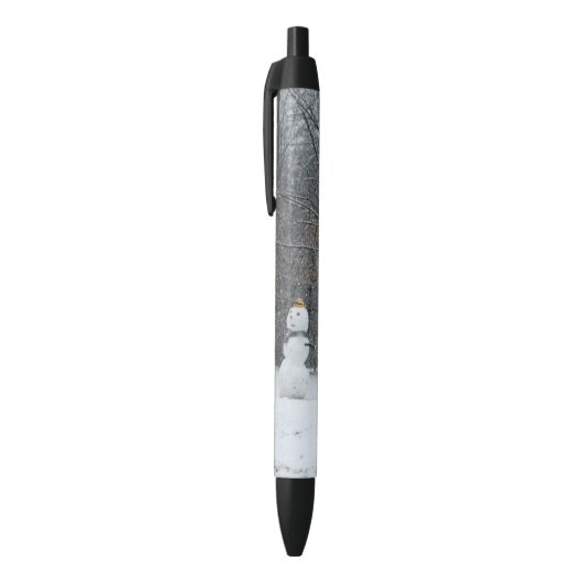 Stylo Noir La scène de neige hivernale du voisin (Haut (Vertical))