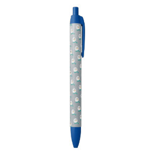 Stylo Noir Laisse-Le Neiger ! Bonhomme de neige