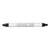 Stylo Noir Laissez l'inspiration des Écritures divines (Devant)