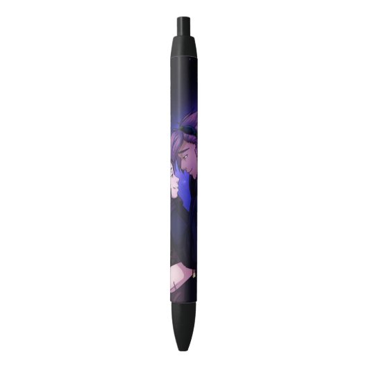 Stylo Noir L'amour dans l'espace (devant Vertical)