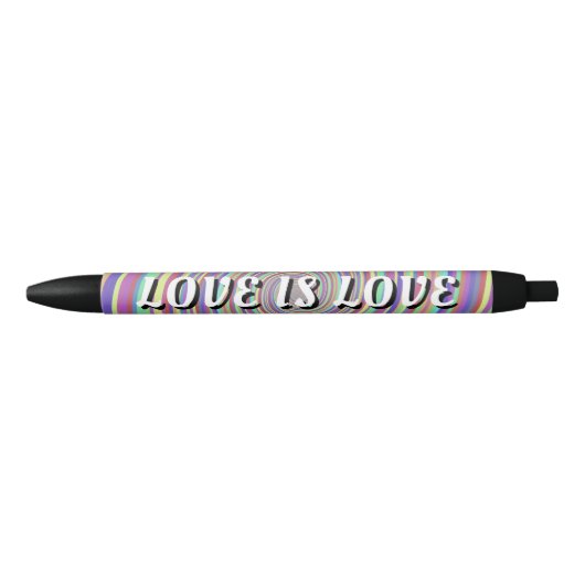 Stylo Noir L'amour est l'amour de la fierté (Devant)
