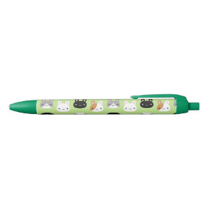 Stylo Noir Lapins de Kawaii Bunny